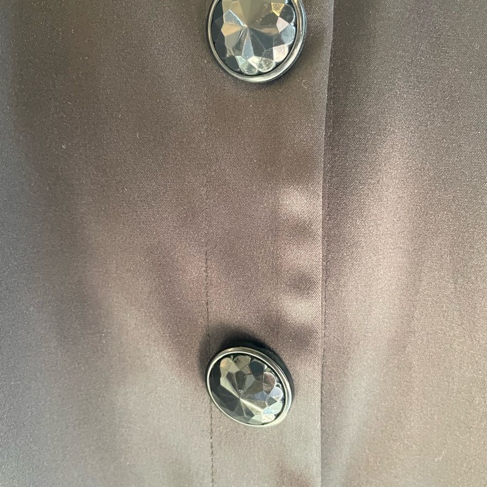 Apostrophe Petite Black Button Up Jacket - Picture 3 of 5